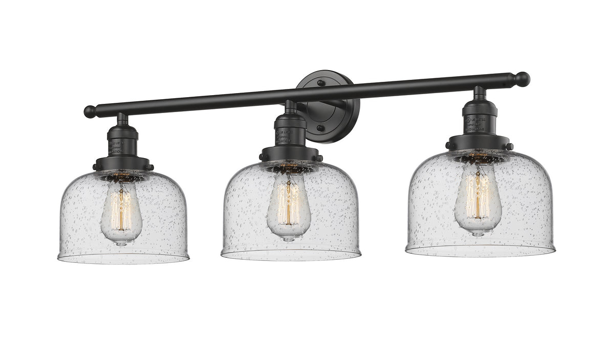 Innovations 205-OB-G74 Three Light Bath Vanity, Oil Rubbed Bronze