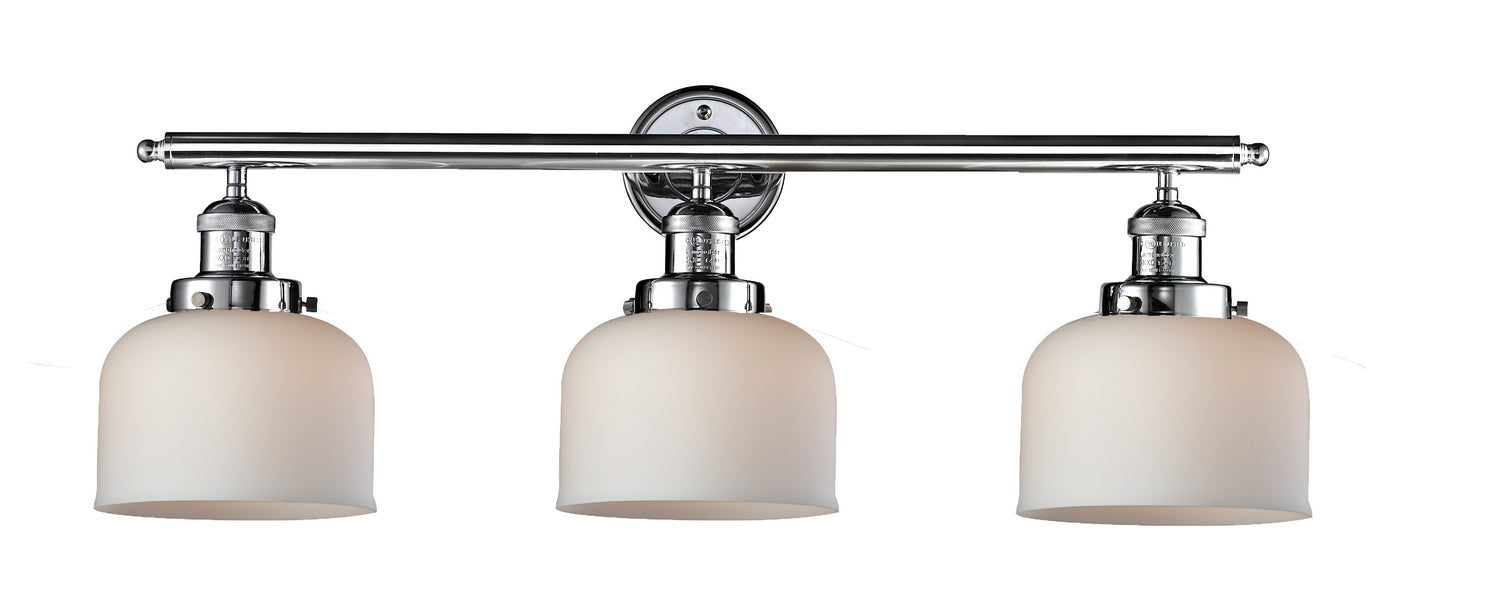 Innovations 205-PC-G71 Three Light Bath Vanity, Polished Chrome