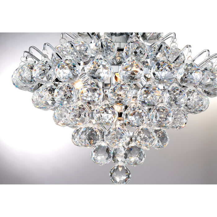 Quoizel BRX1512C Four Light Mini Pendant, Polished Chrome