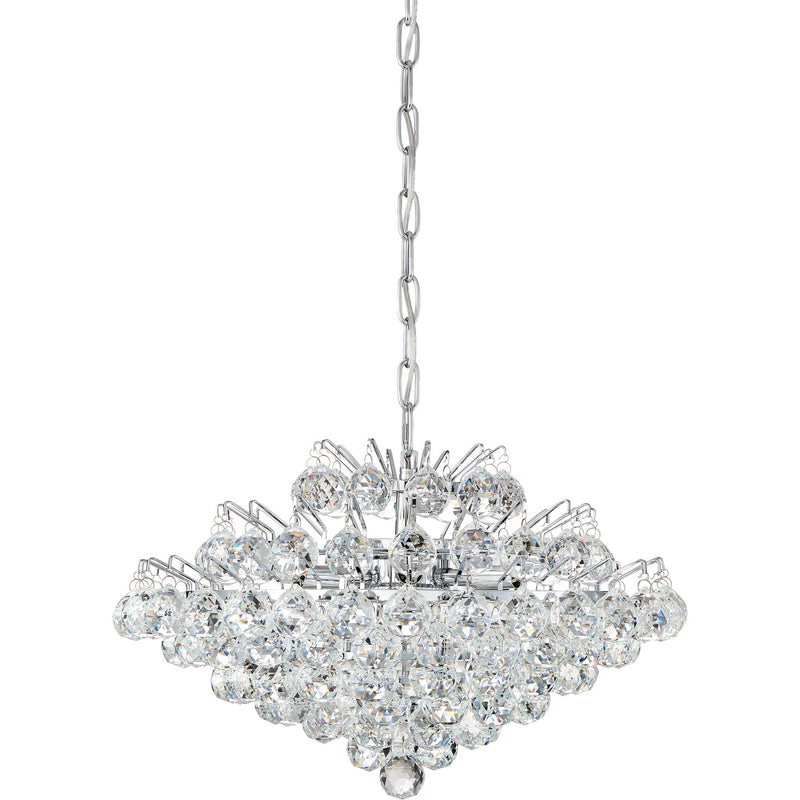 Quoizel BRX2820C Seven Light Pendant, Polished Chrome