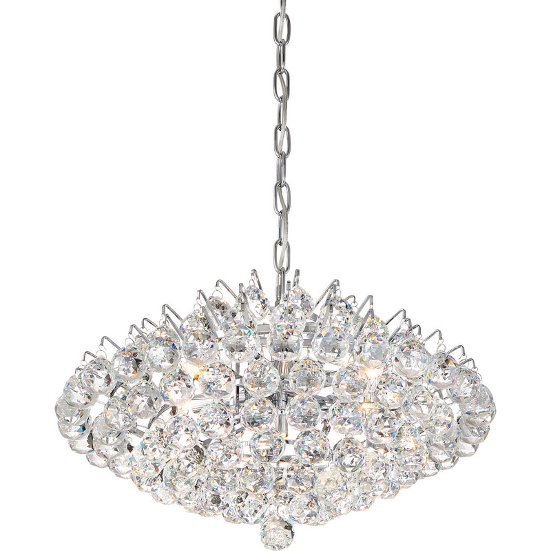 Quoizel BRX2820C Seven Light Pendant, Polished Chrome