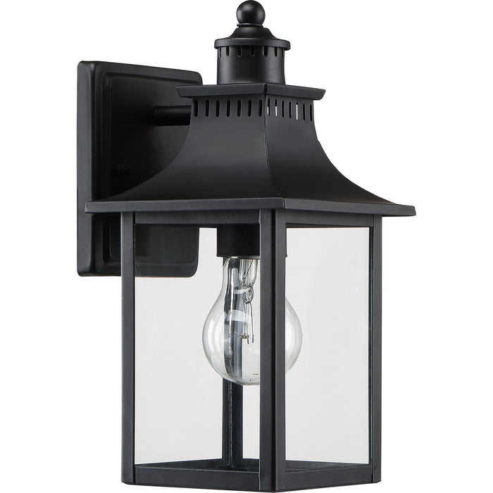 Quoizel CCR8406K One Light Outdoor Wall Lantern, Mystic Black
