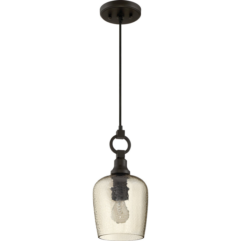 Quoizel CKKD1507WT One Light Mini Pendant, Western Bronze