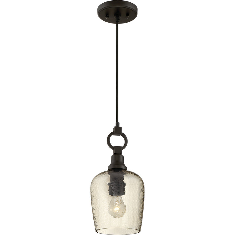 Quoizel CKKD1507WT One Light Mini Pendant, Western Bronze