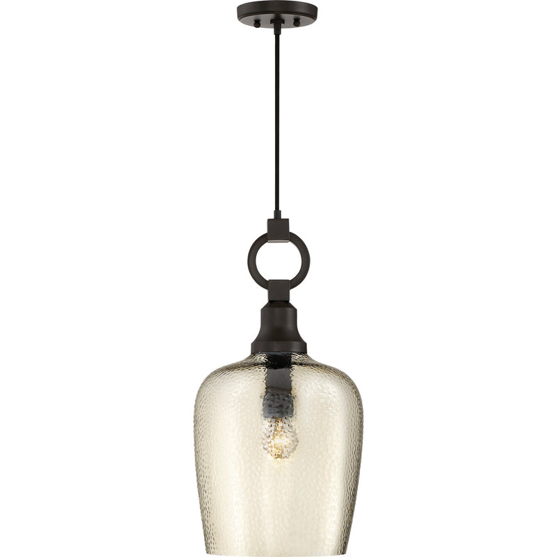 Quoizel CKKD1512WT One Light Mini Pendant, Western Bronze