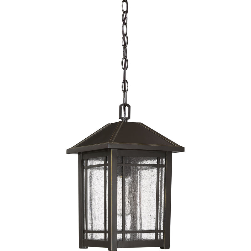 Quoizel CPT1910PN One Light Outdoor Hanging Lantern, Palladian Bronze