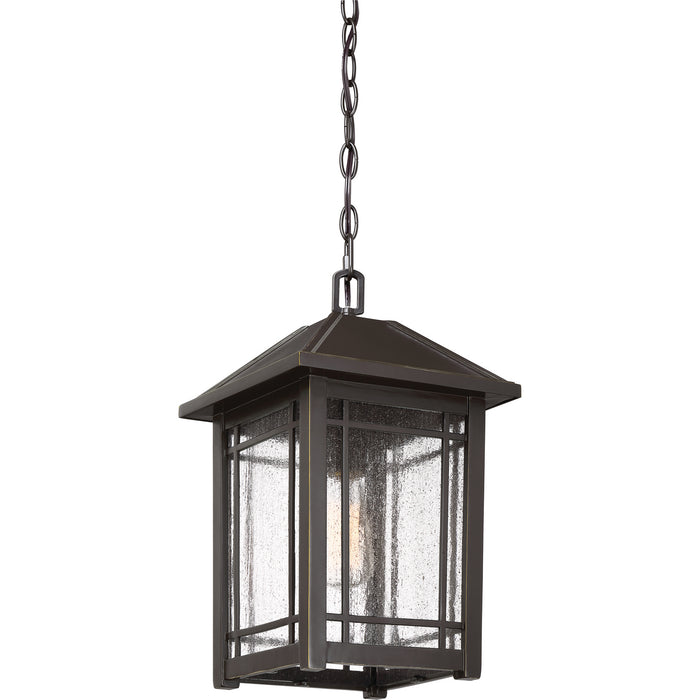 Quoizel CPT1910PN One Light Outdoor Hanging Lantern, Palladian Bronze