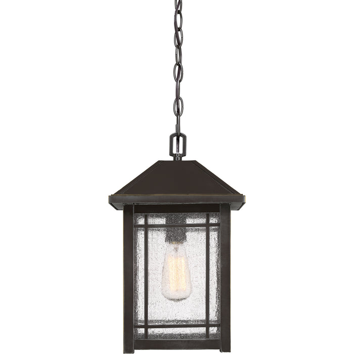 Quoizel CPT1910PN One Light Outdoor Hanging Lantern, Palladian Bronze