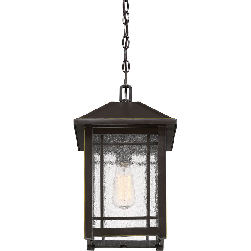 Quoizel CPT1910PN One Light Outdoor Hanging Lantern, Palladian Bronze