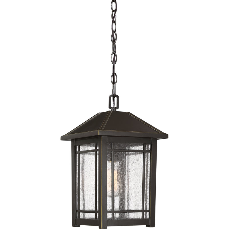 Quoizel CPT1910PN One Light Outdoor Hanging Lantern, Palladian Bronze