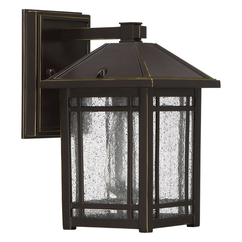 Quoizel CPT8406PN One Light Outdoor Wall Lantern, Palladian Bronze