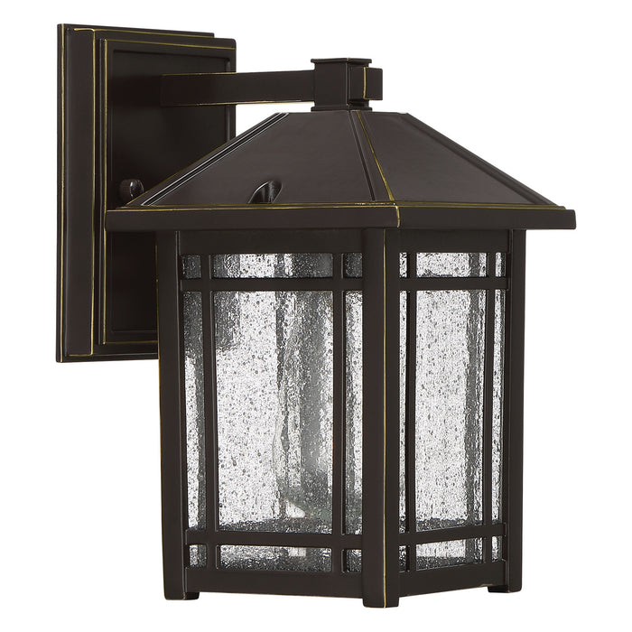 Quoizel CPT8406PN One Light Outdoor Wall Lantern, Palladian Bronze