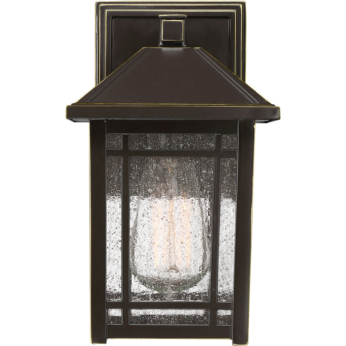 Quoizel CPT8406PN One Light Outdoor Wall Lantern, Palladian Bronze