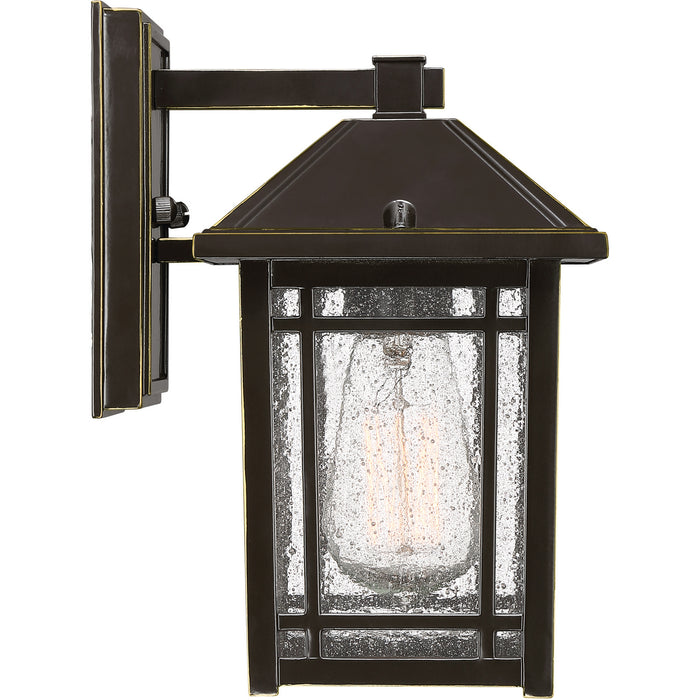 Quoizel CPT8406PN One Light Outdoor Wall Lantern, Palladian Bronze