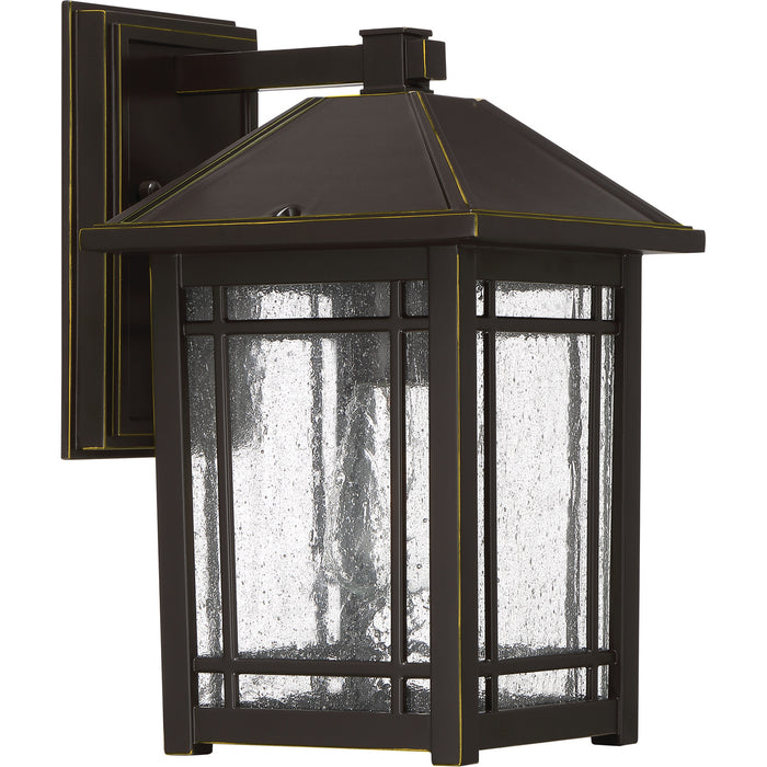Quoizel CPT8408PN One Light Outdoor Wall Lantern, Palladian Bronze