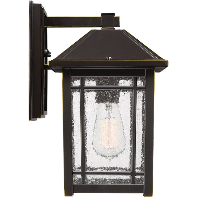 Quoizel CPT8408PN One Light Outdoor Wall Lantern, Palladian Bronze