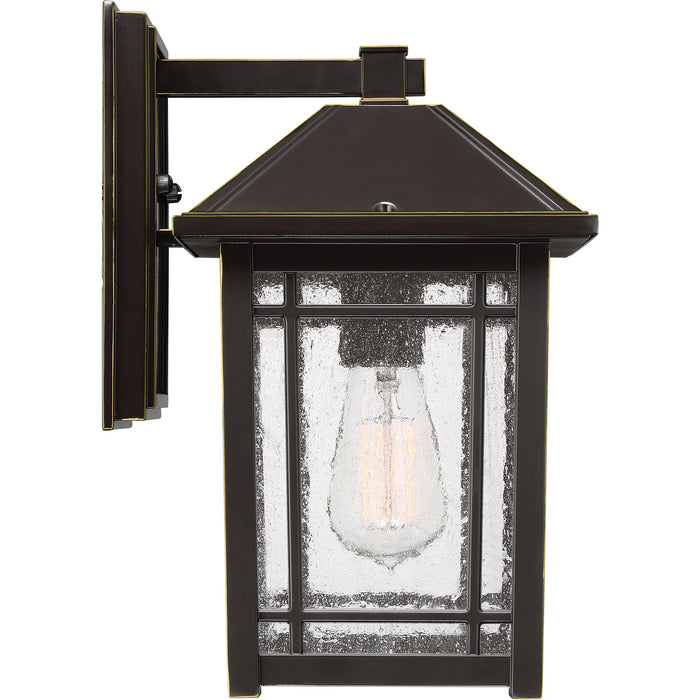 Quoizel CPT8408PN One Light Outdoor Wall Lantern, Palladian Bronze