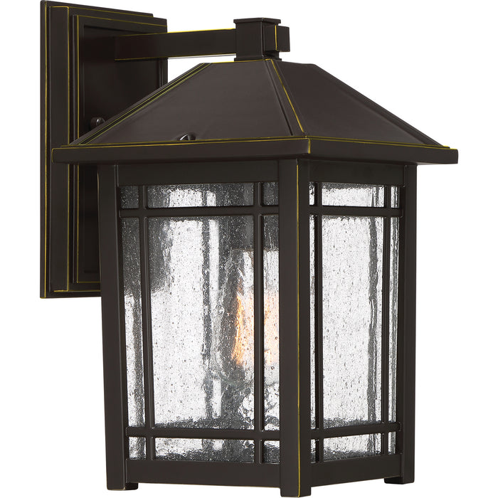 Quoizel CPT8408PN One Light Outdoor Wall Lantern, Palladian Bronze