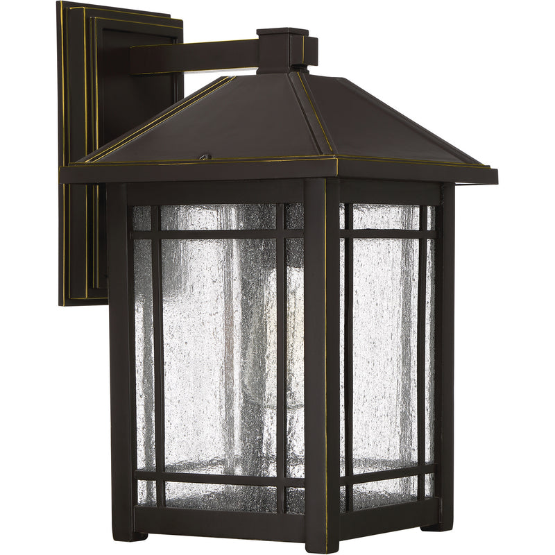 Quoizel CPT8410PN One Light Outdoor Wall Lantern, Palladian Bronze