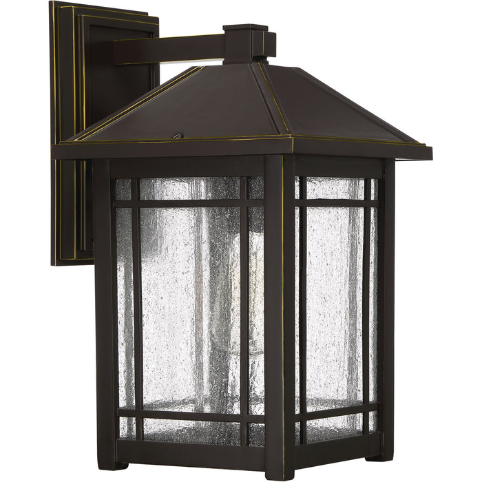 Quoizel CPT8410PN One Light Outdoor Wall Lantern, Palladian Bronze