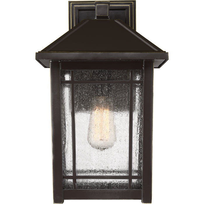 Quoizel CPT8410PN One Light Outdoor Wall Lantern, Palladian Bronze