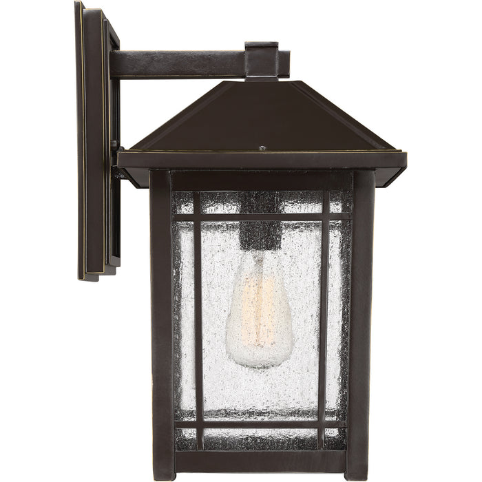 Quoizel CPT8410PN One Light Outdoor Wall Lantern, Palladian Bronze