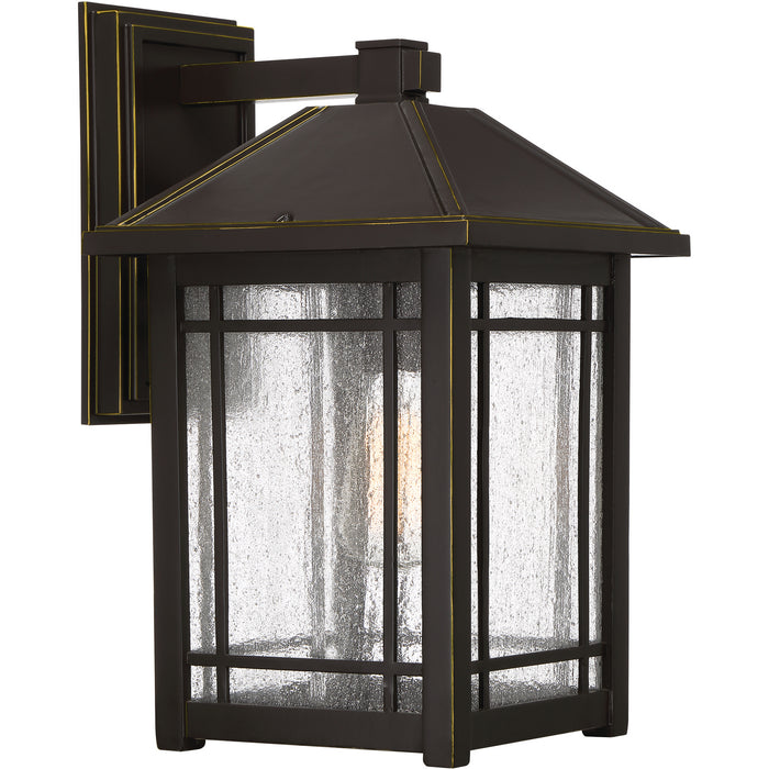Quoizel CPT8410PN One Light Outdoor Wall Lantern, Palladian Bronze