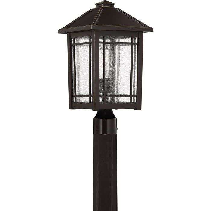 Quoizel CPT9010PN One Light Outdoor Post Mount, Palladian Bronze