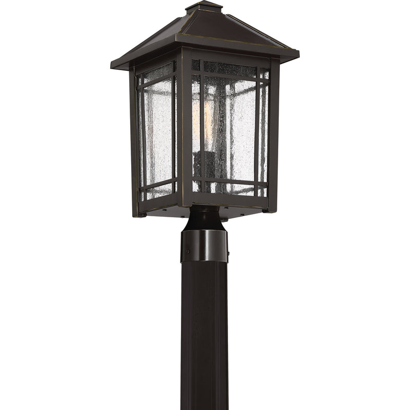 Quoizel CPT9010PN One Light Outdoor Post Mount, Palladian Bronze