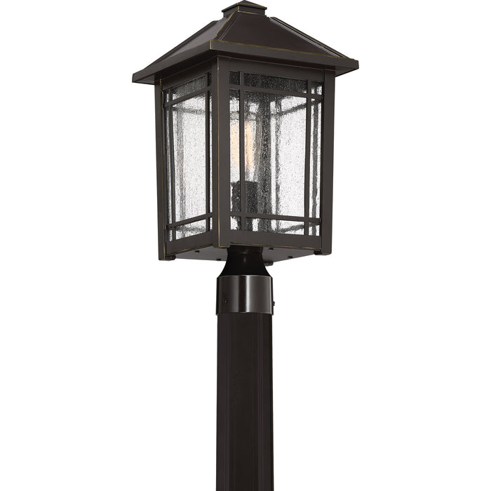Quoizel CPT9010PN One Light Outdoor Post Mount, Palladian Bronze