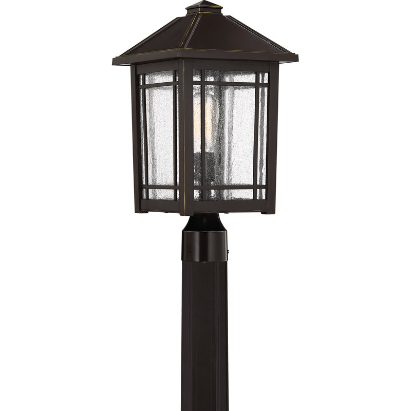 Quoizel CPT9010PN One Light Outdoor Post Mount, Palladian Bronze