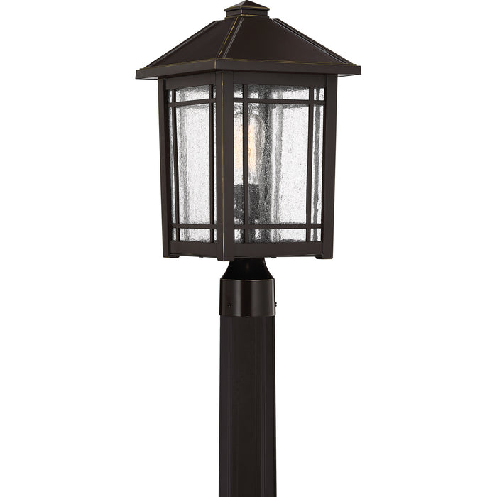 Quoizel CPT9010PN One Light Outdoor Post Mount, Palladian Bronze
