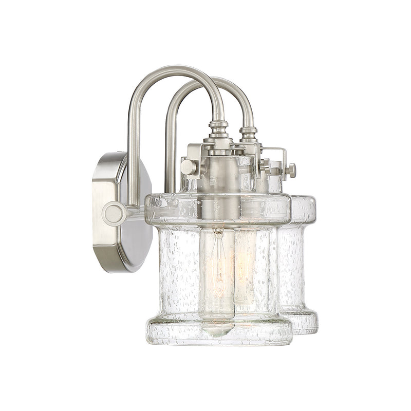 Quoizel DNY8602BN Two Light Bath Fixture, Brushed Nickel