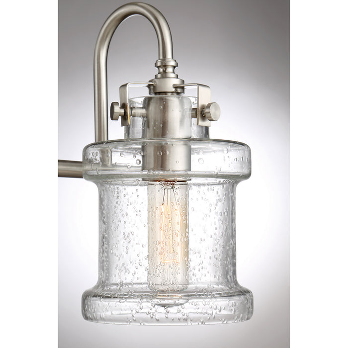 Quoizel DNY8603BN Three Light Bath Fixture, Brushed Nickel