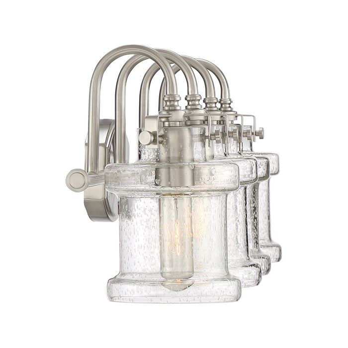 Quoizel DNY8604BN Four Light Bath Fixture, Brushed Nickel