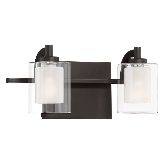 Quoizel KLT8602WTLED Two Light Bath Fixture, Western Bronze