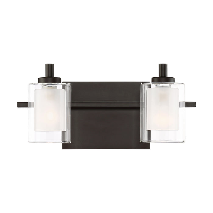 Quoizel KLT8602WTLED Two Light Bath Fixture, Western Bronze
