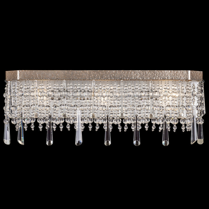 Varaluz 270B03TR Three Light Bath, Transcend Silver