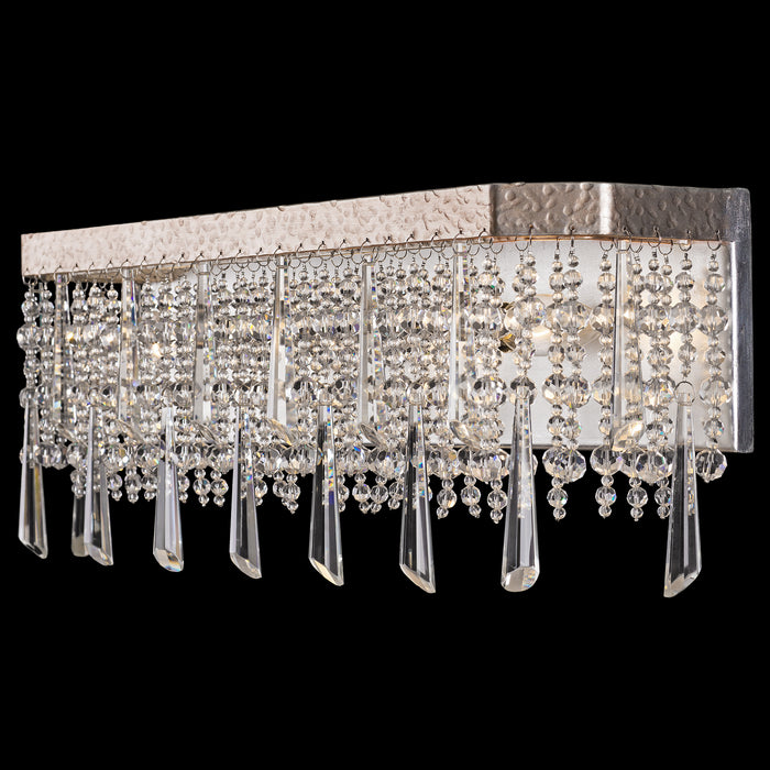 Varaluz 270B03TR Three Light Bath, Transcend Silver