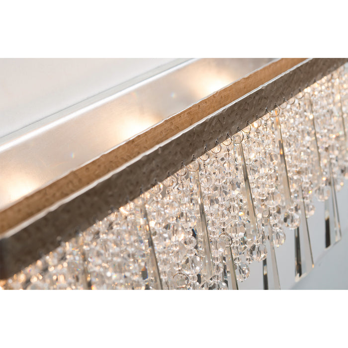 Varaluz 270B04TR Four Light Bath, Transcend Silver