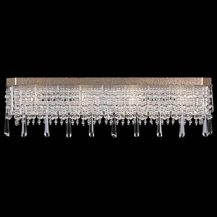 Varaluz 270B04TR Four Light Bath, Transcend Silver