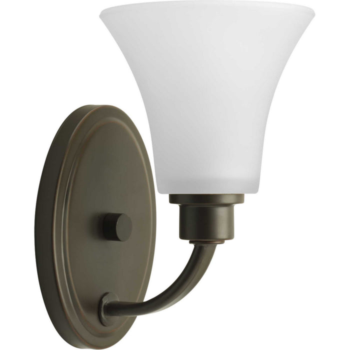 Progress Lighting P2000-20W One Light Bath Bracket, Antique Bronze
