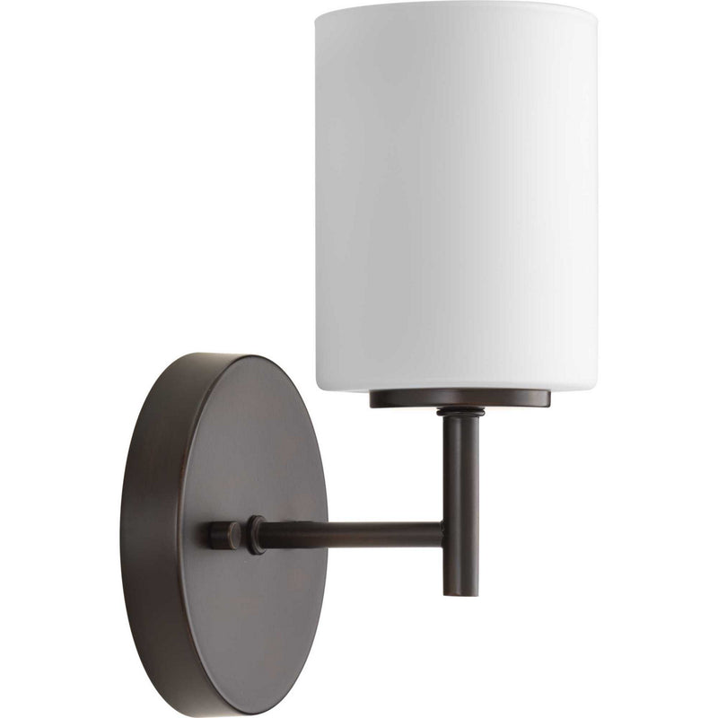 Progress Lighting P2131-20 One Light Bath Bracket, Antique Bronze