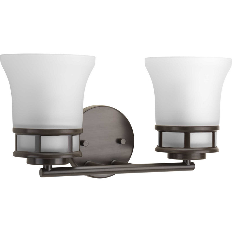 Progress Lighting P2147-20 Two Light Bath, Antique Bronze