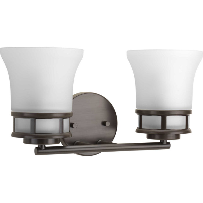 Progress Lighting P2147-20 Two Light Bath, Antique Bronze