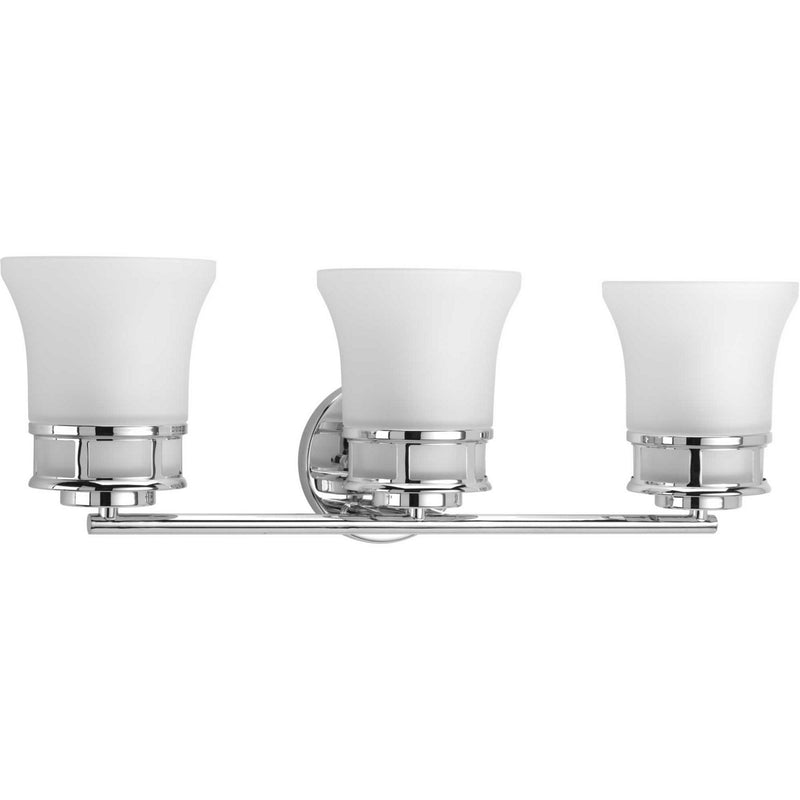 Progress Lighting P2148-15 Three Light Bath, Polished Chrome