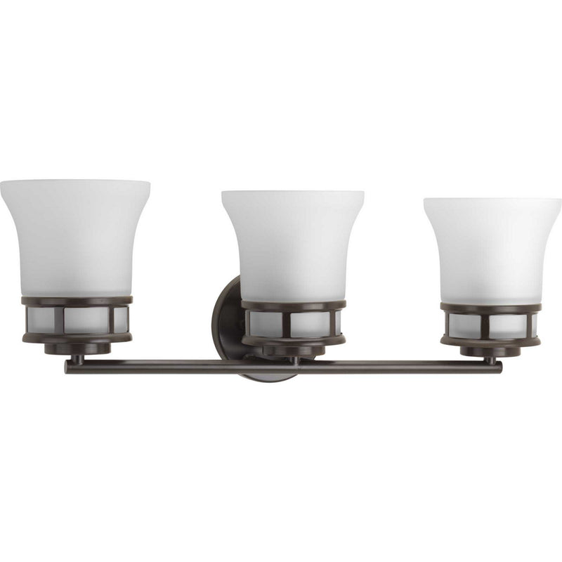 Progress Lighting P2148-20 Three Light Bath, Antique Bronze