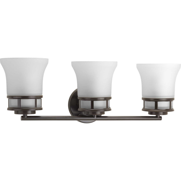 Progress Lighting P2148-20 Three Light Bath, Antique Bronze