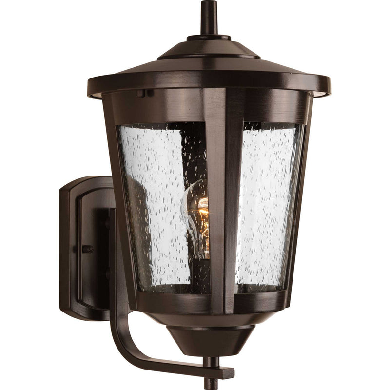 Progress Lighting P6075-20 One Light Wall Lantern, Antique Bronze