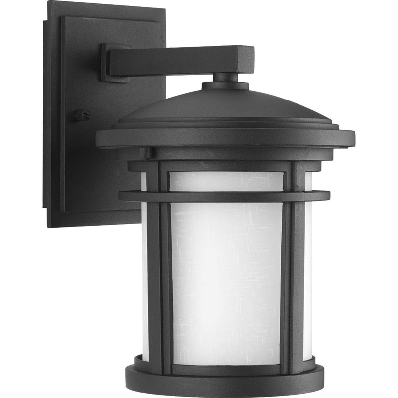 Progress Lighting P6084-31 One Light Wall Lantern, Black